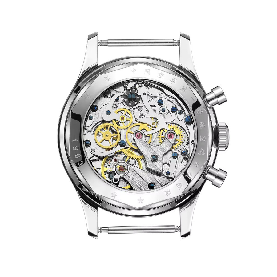 SEAKOSS Chronograph, Edelstahl, Handaufzug, Saphirglas, Herren - Bild 3