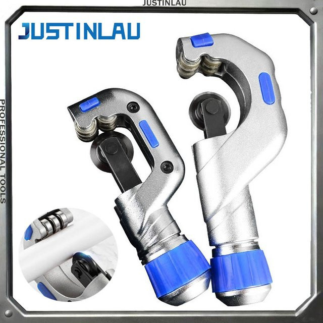 JUSTINLAU Manuelle Rohrschneidemaschine mit runder Klinge aus Chrom-Vanadium-Stahl, Silber, 4–50 mm - Bild 1