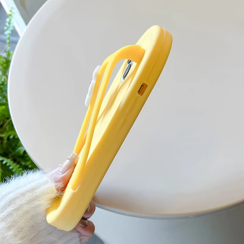 NMEGOU Silikon Handyhülle im 3D Hausschuhe Design für iPhone 13 bis iPhone 17 Pro Max in Pink - Bild 1