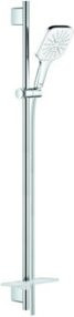 Grohe Rainshower SmartActive 130 Cube Duschsystem in Chrom mit Handbrause und EcoJoy Wassersparfunktion, Breite: 90 cm - Bild 1