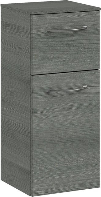 Pelipal Bad-Hochschrank Quantum 03 in Graphit mit Soft-Close-Türen und internen Regalen, Breite: 30 cm, Höhe: 73 cm - Bild 1