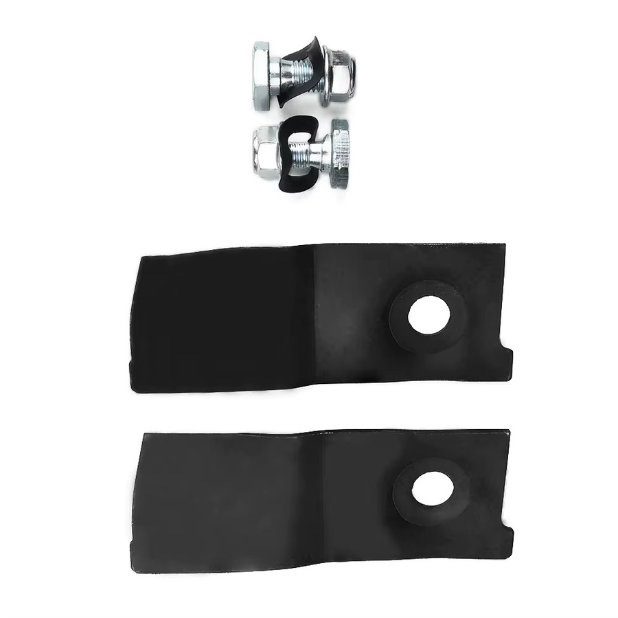 Masport Rasenmäherklingen Set aus Metall mit Schrauben, 4 Stück, B: 125 mm, H: 45 mm, Schwarz - Bild 2