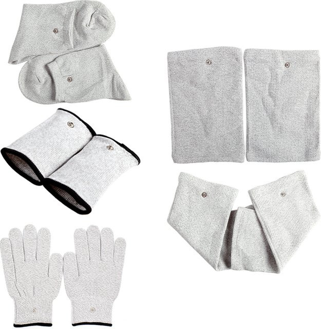 Yinhang Elektrostimulator-Handschuhe, Silber, Körpermassage-Zubehör - Bild 1