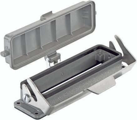 HARTING Anbaugehäuse 09 30 132 0304ML in Grau aus Aluminium - Bild 1