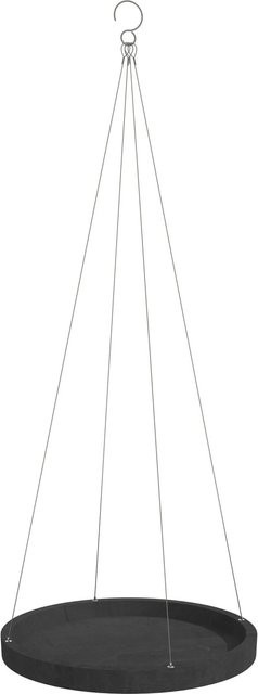Ecopots Hängender Pflanzenhalter Untersetzer Dunkelgrau Breite: 36 cm, Höhe: 3 cm - Bild 1