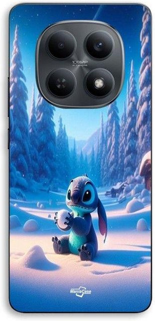 MANIACASE Handyhülle für Xiaomi Redmi Note 15 5G aus Silikon TPU mit 3D Stitch Motiv in Schwarz und Multicolour - Bild 1