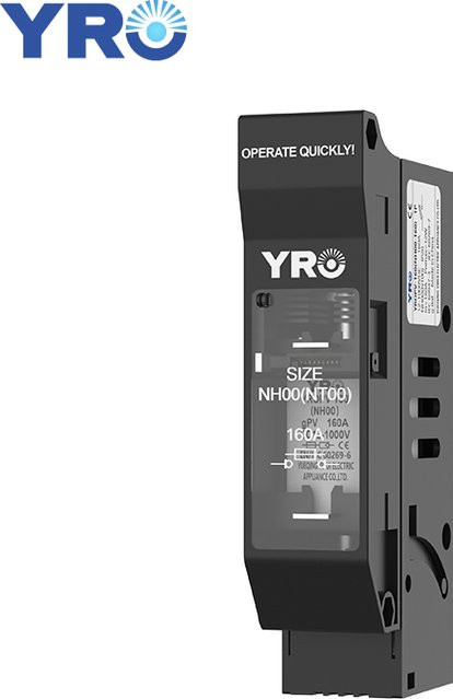 YRO Sicherungstrennschalter 1P für NH00 Batteriesicherung, 160A, 1000VDC, Telekommunikationssicherung - Bild 1