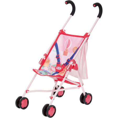 Zapf Creation BABY born Kinderwagen mit Tasche Puppenwagen pink