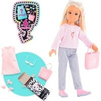 Corolle Valentine Shopping Surprise Puppe in Rosa und Grau - Bild 1