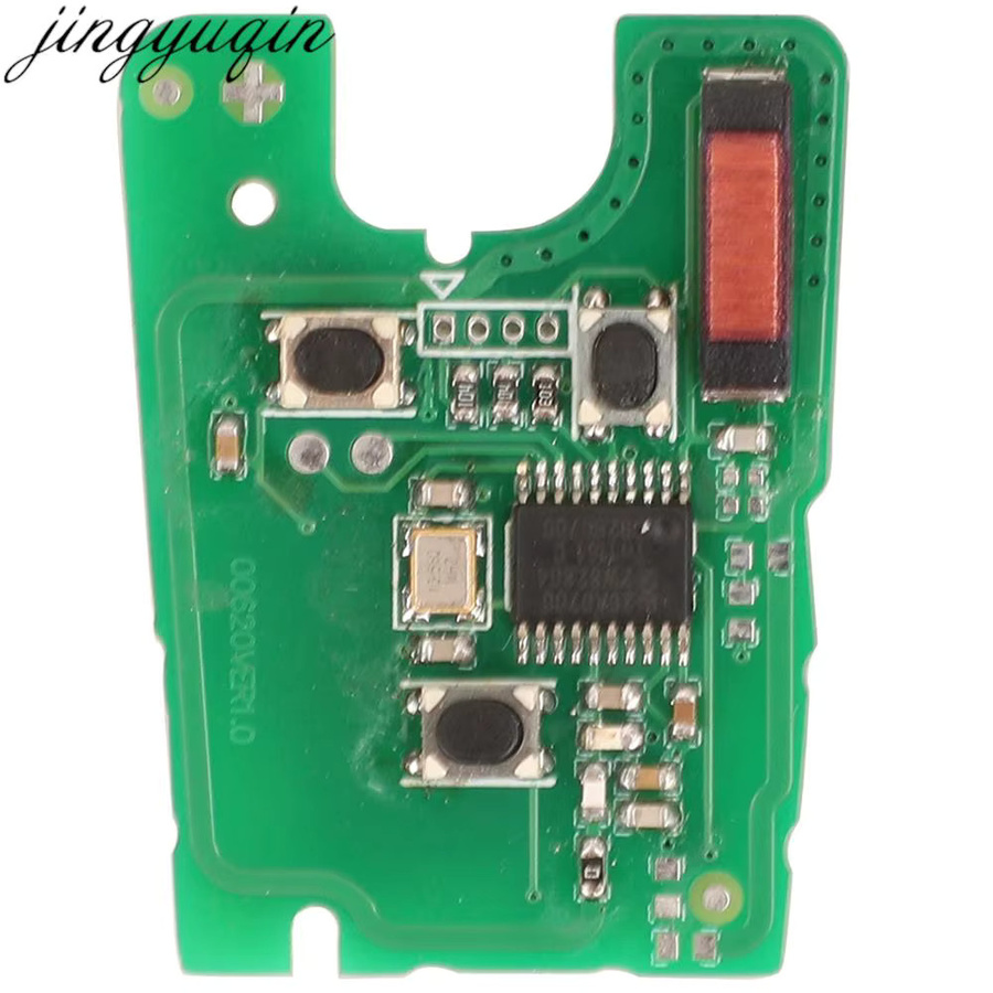 Jingyuqin Auto Fernbedienung Schlüssel mit Alarm für Chevrolet Camaro Cruze Equinox Malibu Sonic Spark Volt, Farbe: Schwarz, ID46 PCF7937 315/433 MHz, HU100 - Bild 3