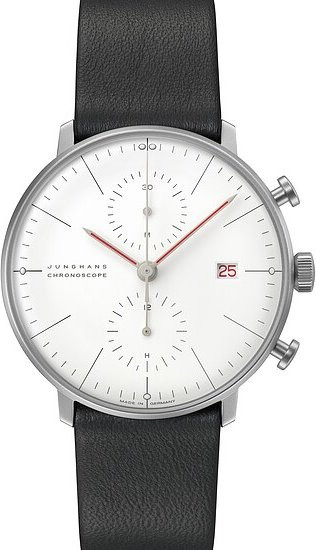 Junghans Chronograph, Automatik, Edelstahl, 40 mm, Herren - Bild 1