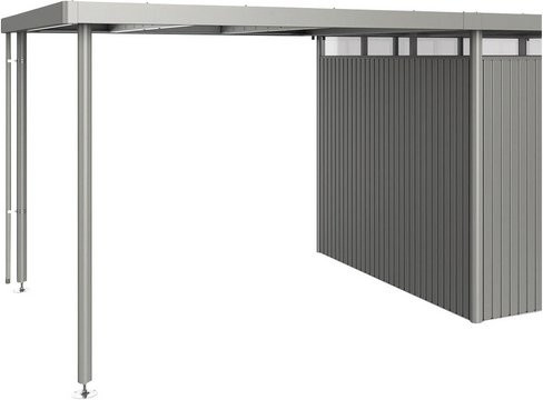Biohort Seitendach HighLine für Gerätehaus in Quarzgrau-Metallic, B/T/H: 282 x 275 x 222 cm - Bild 1