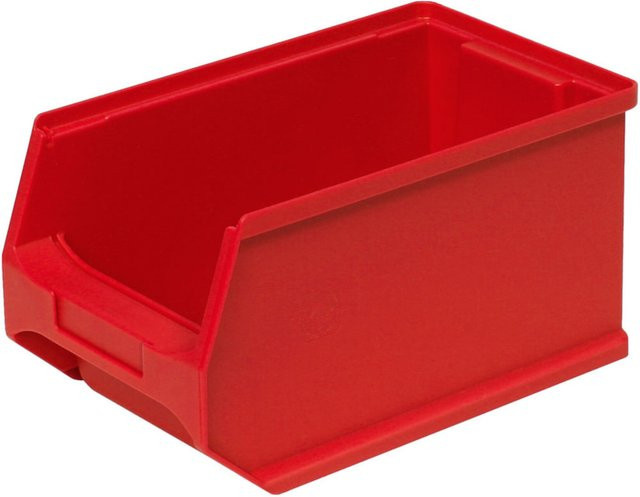 BRB Profi Sichtboxen LB4 in Rot, 20 Stück, B/T/H: 14,5 x 12,5 x 23,5 cm - Bild 1