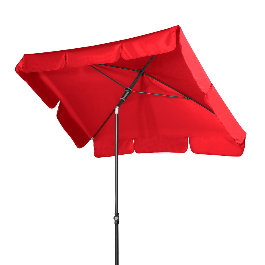 Doppler Mittelstockschirm Sunline Waterproof Neo in Rot mit UV 80+ Schutz, B/T: 185 x 120 cm - Bild 2