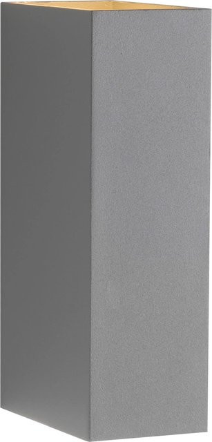 Paul Neuhaus LED-Wandleuchte Block in Grau und Anthrazit für Außenbereich mit Up-Down Lichteffekt, B/H/T: 16 x 8 x 5 cm - Bild 1