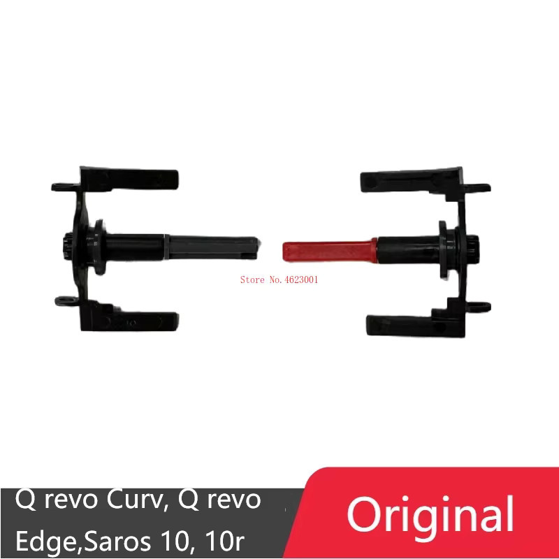 Original-Ersatzteil Hauptbürstenhalter für Roborock Q Revo Curv, Q Revo Edge, Saros 10 und Saros 10R Roboterstaubsauger in Schwarz und Rot - Bild 2