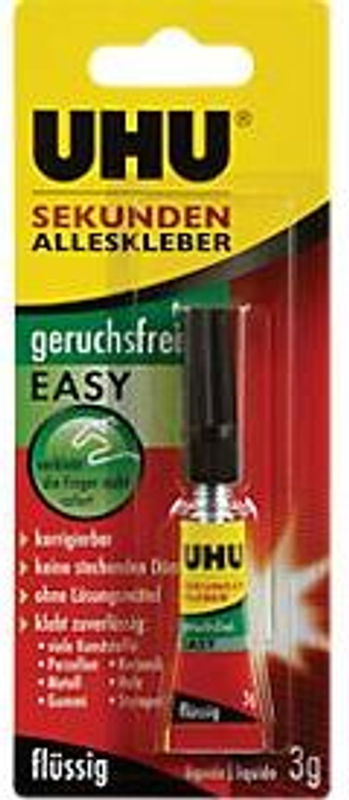 UHU EASY Sekundenkleber geruchsfrei flüssig 3g - Bild 4
