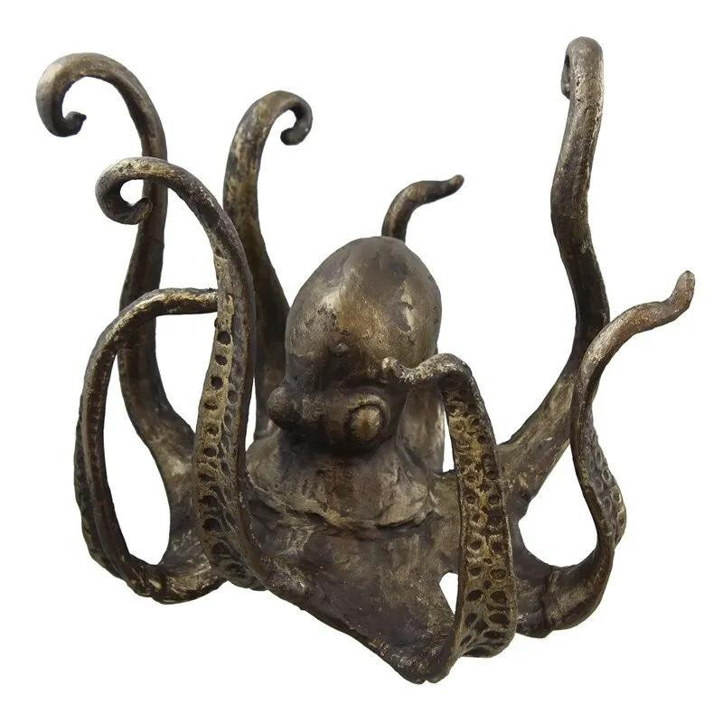 Yiran Furniture Kraken Skulptur aus Harz als Tassenhalter und Schmuckhalter für deine Schreibtisch- und Heimdekoration - Bild 3