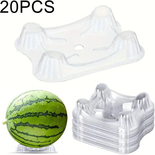 Kesoto Melonenstütze transparent für Gartenpflanzen wie Wassermelonen, Kürbis und Zucchini - Bild 1