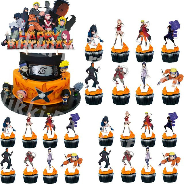 Bandai Naruto Figur, Kuchen Topper, Geburtstag Party Supplies - Bild 1