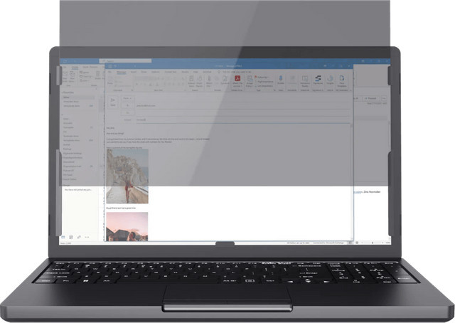 Trust Primo Blickschutzfilter für 14 Zoll Laptops in Grau - Bild 1
