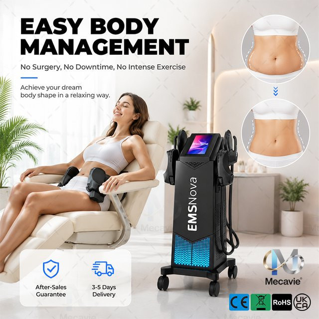 Mecavie NEO HIEMT RF EMS Schlankheitsgerät, Unisex, Schwarz - Bild 1
