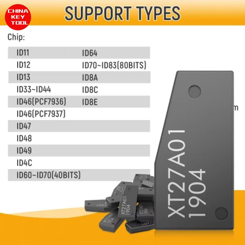 Xhorse VVDI Super Chip XT27A01 XT27A66 Transponder zum Umschreiben in Schwarz - Bild 6