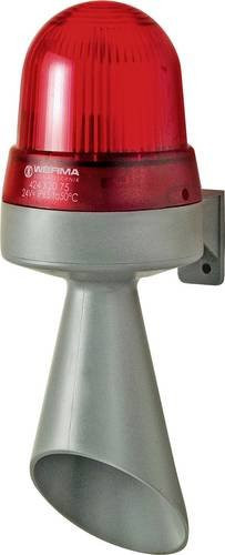 Werma Signaltechnik Kombi-Signalgeber LED 424.120.75 Rot Dauerlicht 24 V/DC 98 dB - Bild 1