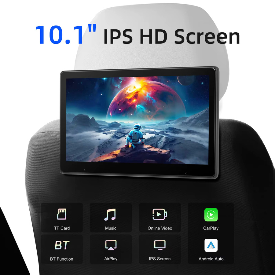 Podofo Carplay Autoradio mit Android Auto, Mirror Link und Bluetooth in Schwarz - Bild 2