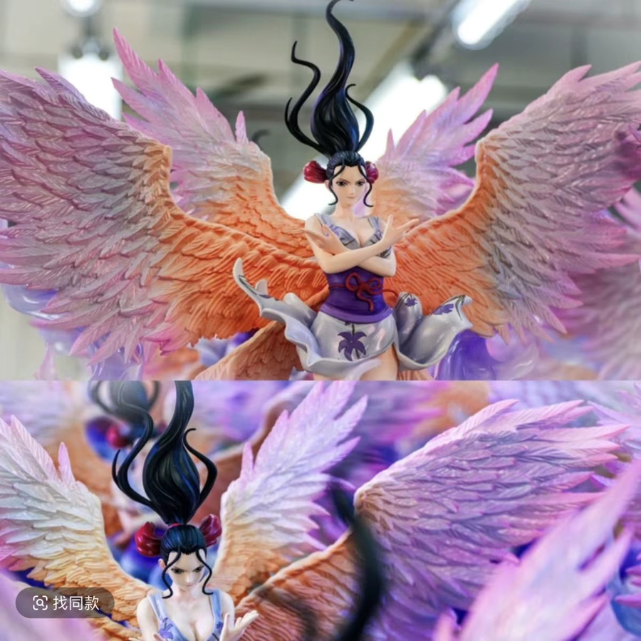JT Toys Anime-Figur Nico Robin 6 Flügel 2 Köpfe Version, PVC-Statue Modell in Multicolor, Höhe: 34 cm - Bild 5