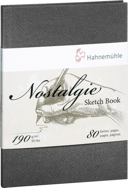 Hahnemühle Skizzenbuch Nostalgie in Naturweiß, A5 Hochformat, 40 Blatt, 190g Papier - Bild 1