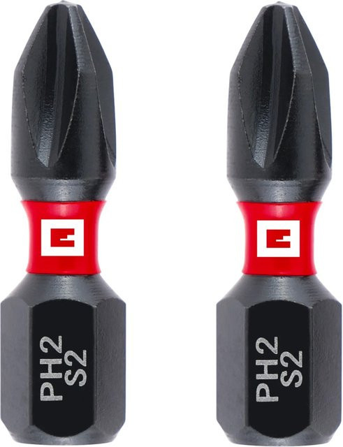 Einhell Impact Bit-Set 2-teilig PH2, 25 mm, rot - Bild 1