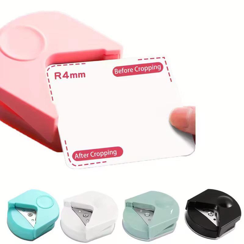 Manueller runder Eckenstanzer für Karten und Fotos mit 4 mm Radius aus Kunststoff - Bild 5