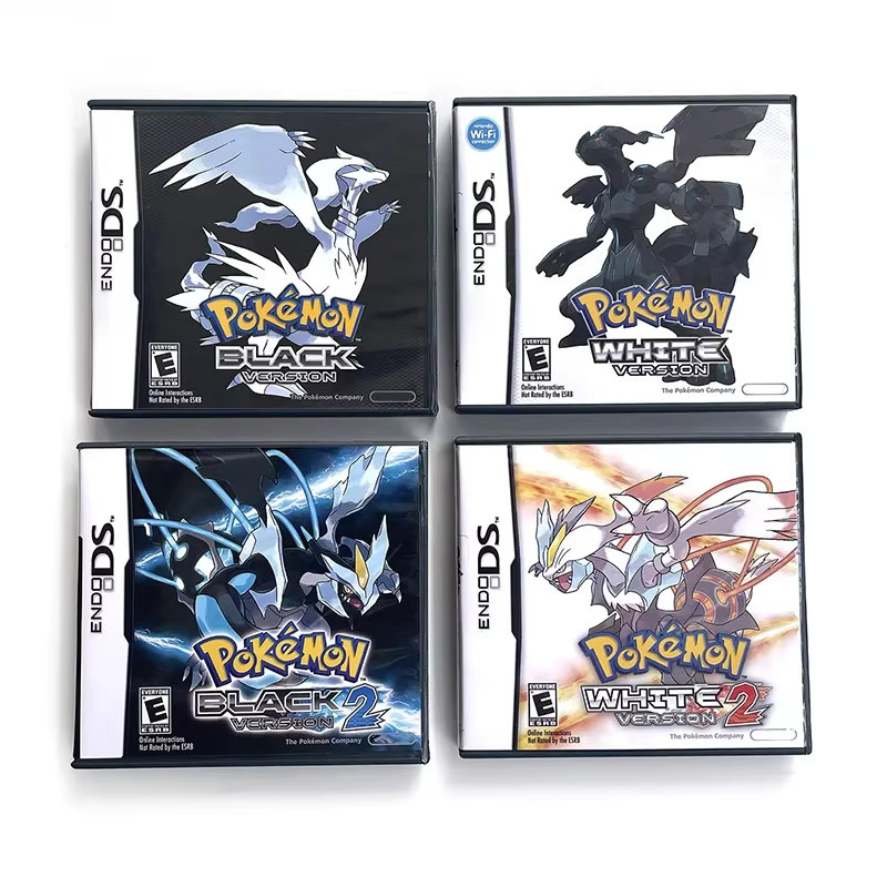 Pokémon Schwarz und Weiß 1 & 2 Kombi-Set für Nintendo DS/NDS/3DS mit Box und Kassette in Schwarz und Mehrfarbig - Bild 1