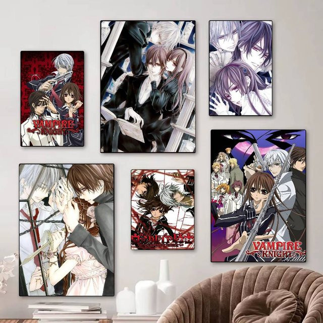 Rastar Anime Vampire Knight Vintage Poster Wandkunst in Multicolour - Bild 1