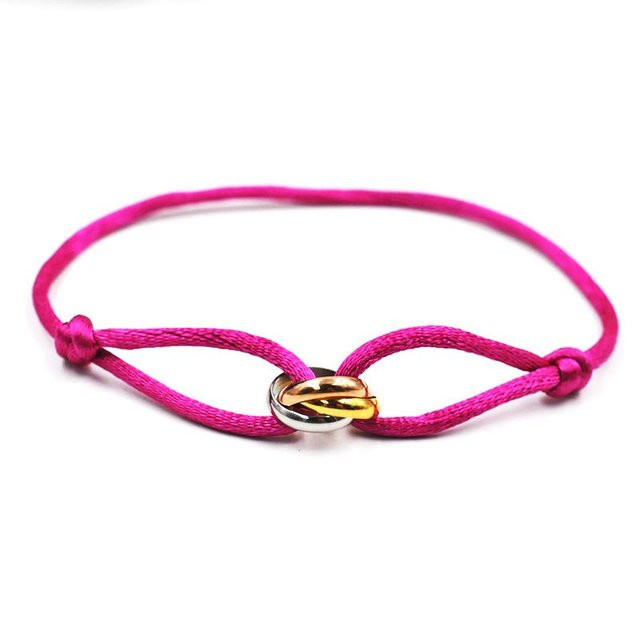 FASHION A JEWELRY Armband, Edelstahl, pink, Unisex - Bild 1