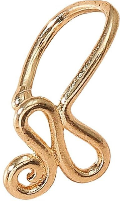 Allbestart Nasenring, Messing, Roségold, Zirkonia, Damen - Bild 1