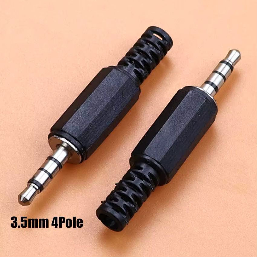 ChengHaoRan Audiostecker Adapter Set in Schwarz für DIY Kopfhörer und Mikrofone mit 2,5 mm und 3,5 mm Klinkensteckern (Mono/Stereo) - Bild 4