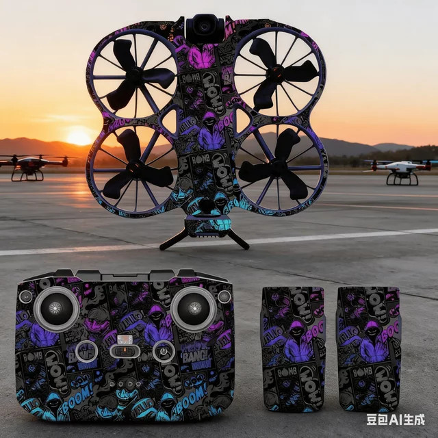 DJI NEO2 Schutzfolien-Set aus PVC, 6-farbig, kratzfester Körperschutz für deine Drohne - Bild 1