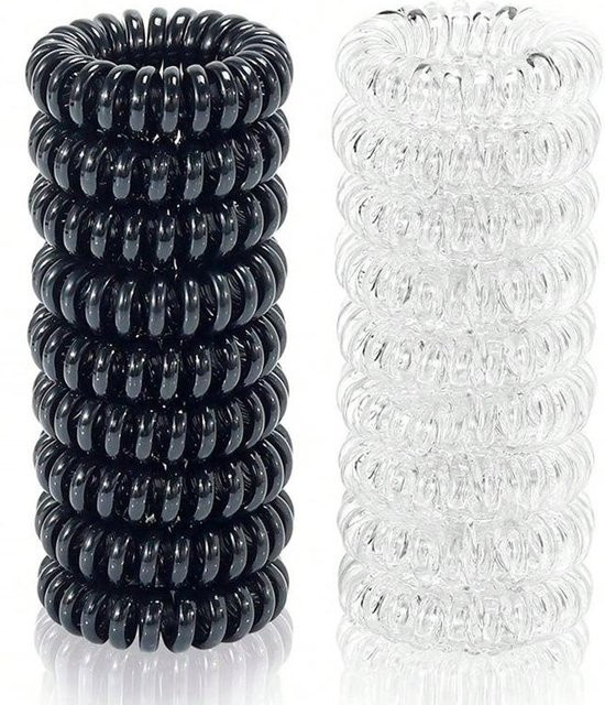 Haargummis Spiralhaargummis, black, Damen - Bild 1
