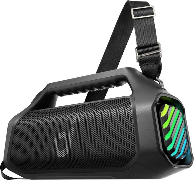 Anker Soundcore Boom 2 Pro Tragbarer Bluetooth-Lautsprecher mit 140W, TWS und RGB, Schwarz - Bild 1
