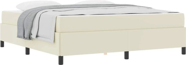 vidaXL Bettrahmen mit Matratze in Beige, modern gepolstert, B/T/H: 180 x 200 x 280 cm - Bild 1