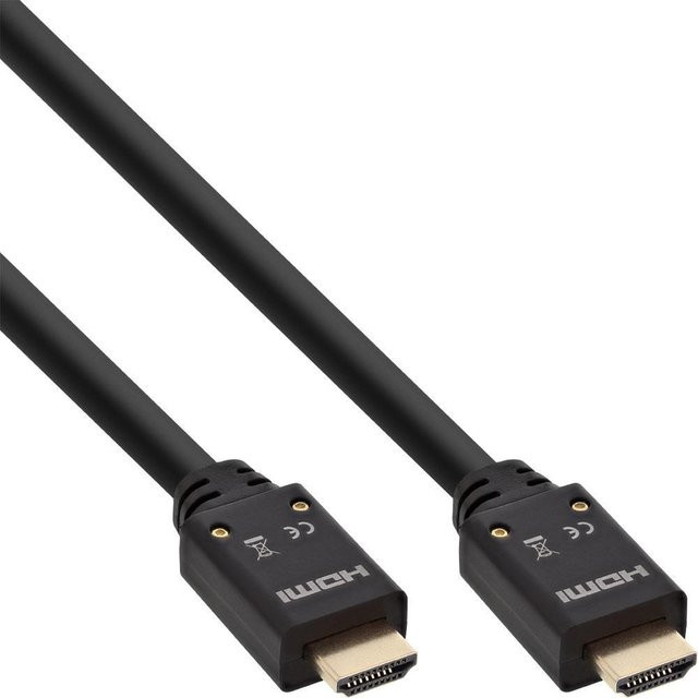 InLine HDMI-Kabel 17515B Schwarz, Länge: 15 m, Typ A (Standard) - Bild 1