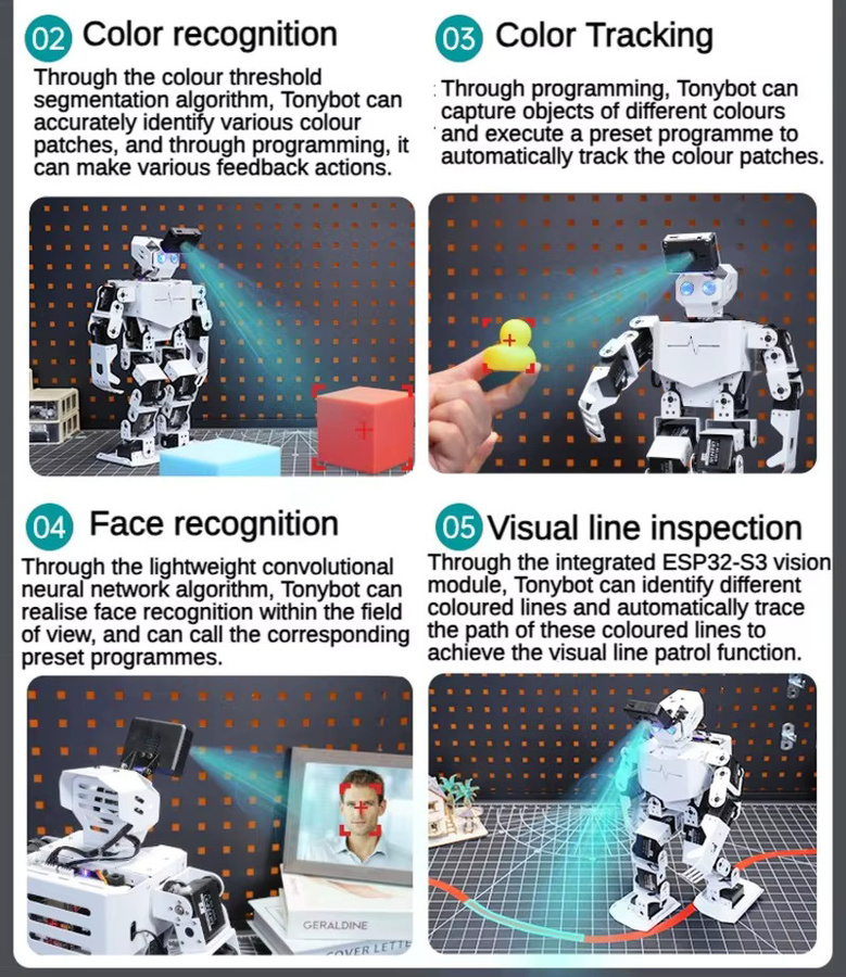 Tonybot 17 DOF Humanoider Roboter Bildungs-Kit - Bild 6
