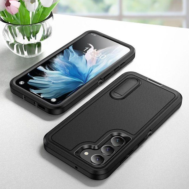 Anti-Schock Schutzhülle für Samsung Galaxy A54 5G A15 A14 A53 A13 S23 FE S24 Ultra S22 Plus in Grau - Bild 1