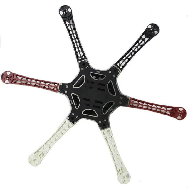 Foxhound FPV F550 Hexacopter-Rahmensatz mit Fahrwerk in Multicolor - Bild 1