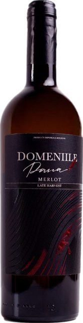 Domeniile Pana Merlot Late Harvest Rotwein, Valul lui Traian, 2022, edelsüß, 16,5 % vol, 0,75 l - Bild 1