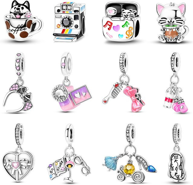 Pandach Charms 925 Silber, Perle, Unisex - Bild 1