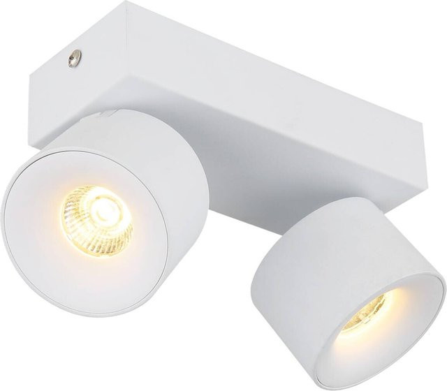 Globo Lighting LED-Wandspot RAE 56961-2W in Weiß mit 2 Brennstellen, verstellbar, B/H/T: 7,2 x 12,0 x 20,5 cm - Bild 1
