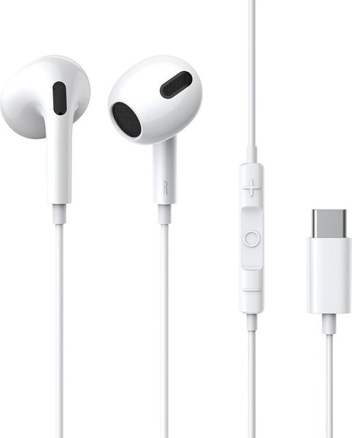 Baseus Encok C17 In-Ear Kopfhörer mit USB-C Anschluss und Mikrofon in Weiß - Bild 1